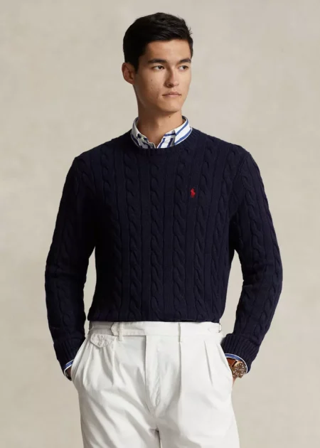 Polo Ralph Lauren Cable-Knit Cotton Sweater