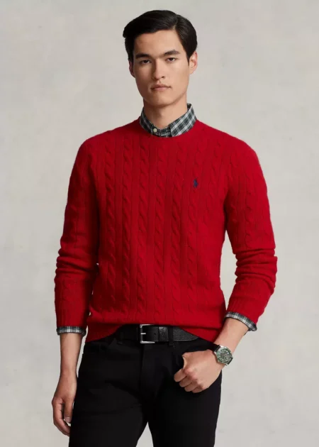 Polo Ralph Lauren Cable-Knit Wool-Cashmere Sweater