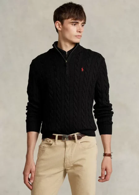 Polo Ralph Lauren Cable-Knit Cotton Sweater