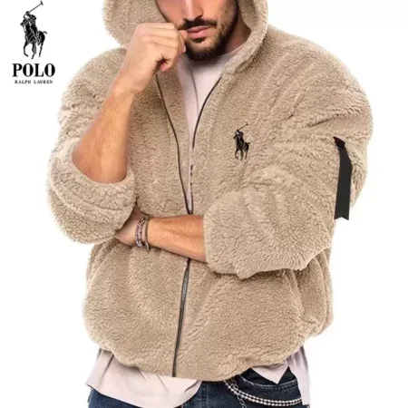 Ralph Lauren Men's Casual Hooded Sweater Jacket