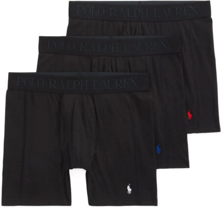Polo Ralph Lauren Men's 4D Flex Max Flex Boxer Brief with Rib Side Panel
