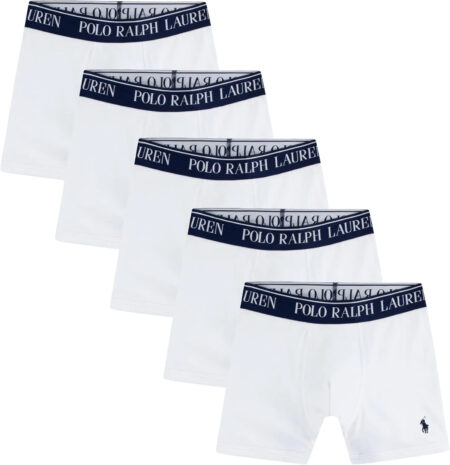 POLO RALPH LAUREN Boys' 5-Pack Boxer Briefs