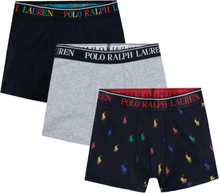 POLO RALPH LAUREN Boys' 3-Pack Boxer Briefs