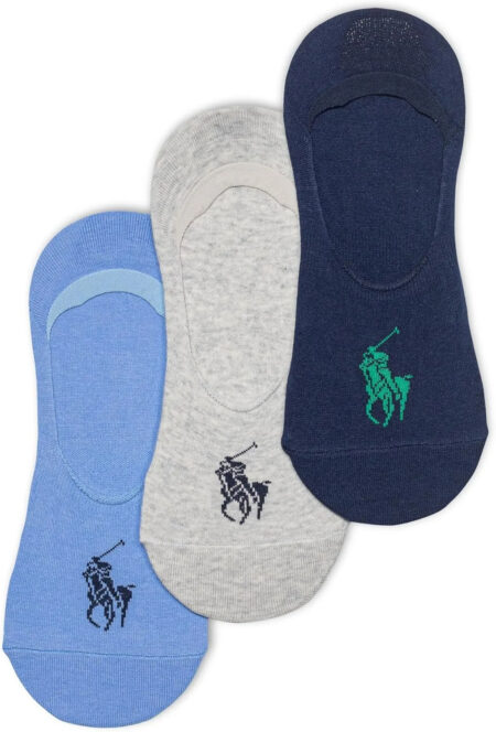 Polo Ralph Lauren Men's Light Weight Liner Socks (3 Pairs)