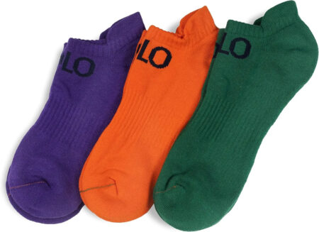 POLO RALPH LAUREN Men's Classic Sport Polo Socks-3 Pair Pack-Athletic Arch Support and Cushioned Comfort