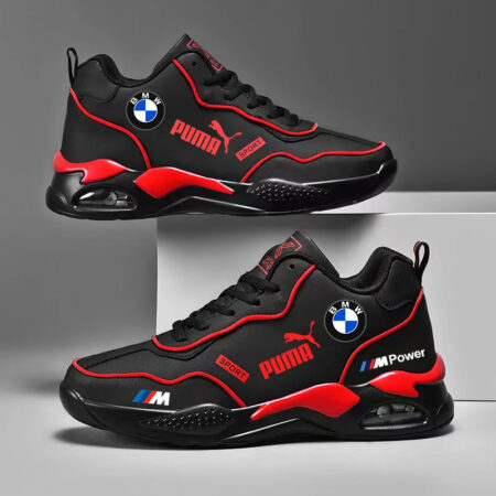 PUMA&BMW 2024 new men's orthopedic, comfortable leather sneakers