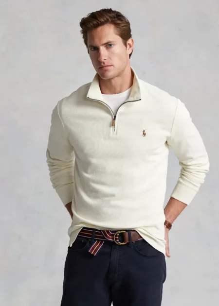 Polo Ralph Lauren Estate-Rib Quarter-Zip Pullover