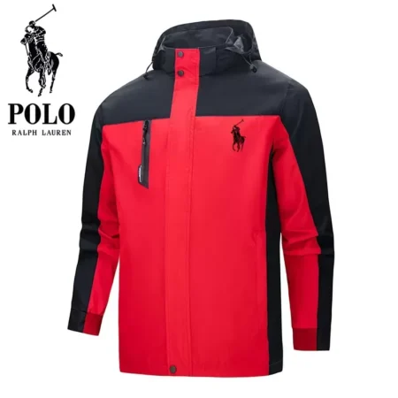 Ralph Lauren Men's Outdoor sports waterproof and windproof hooded jacket
