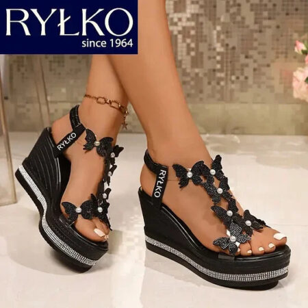 2025 RYLKO® new thick heel wedge sandals